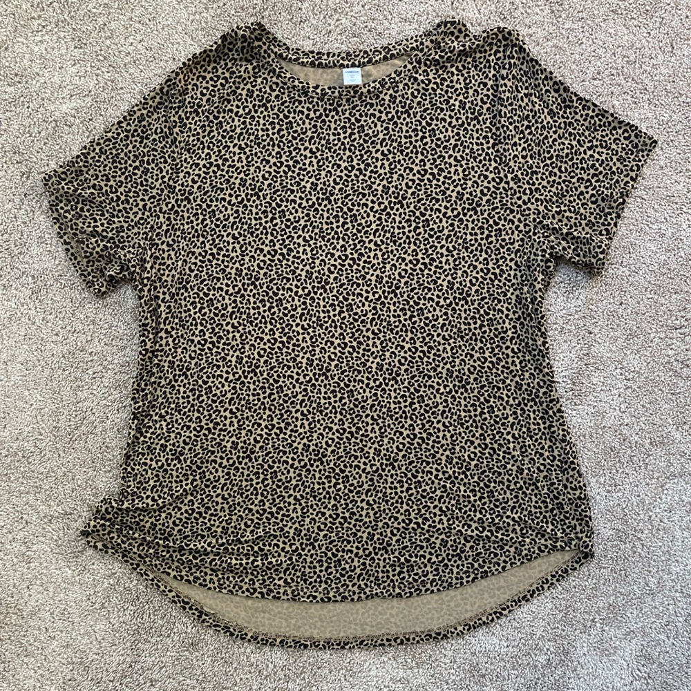 Cheetah Stretchy Top